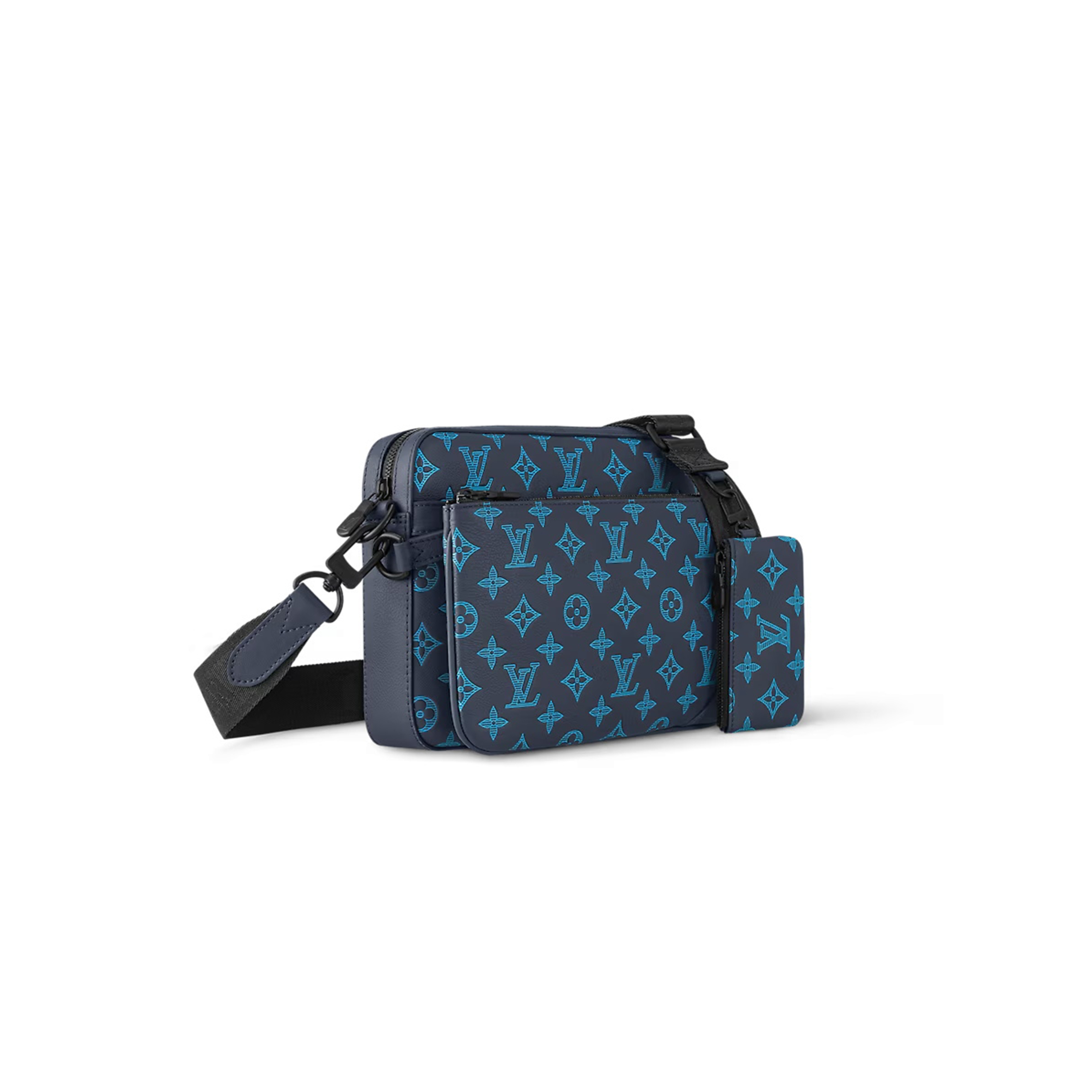 LOUIS VUITTON NAM TRIO MESSENGER BAG 'BLUE' M46604 (25*18.5*7cm) 